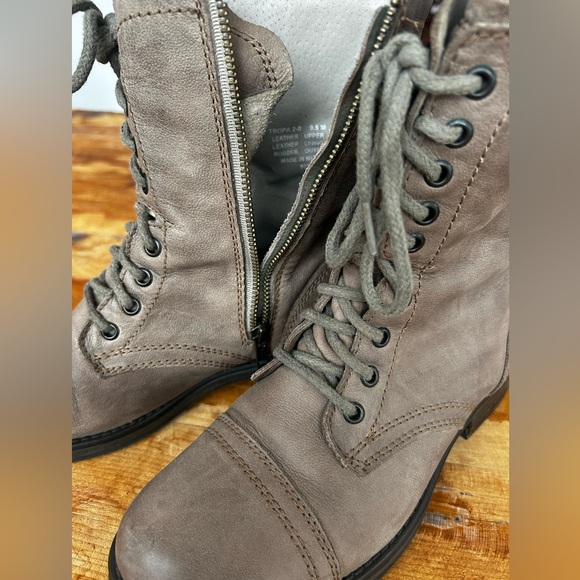 Steve Madden Troopa 2.0 Combat Boots Gray Size 9.5 - Picture 5 of 14
